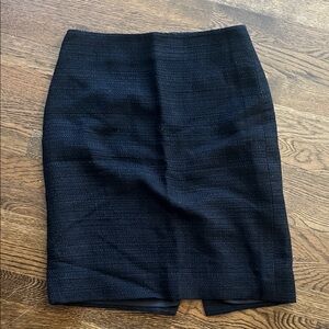 Theory Textured Black Suit Skirt